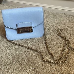 Furla Baby Blue Metropolis Crossbody Bag